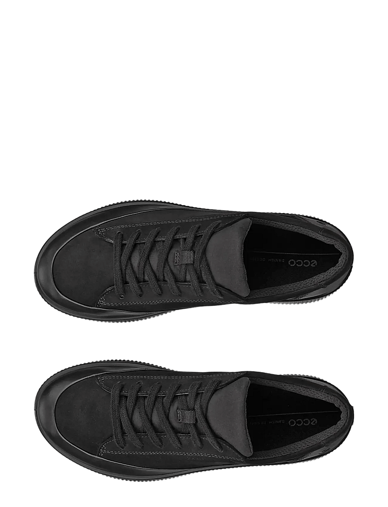 ECCO - SOFT ZERO W - matalavartiset tennarit - black/black - 5