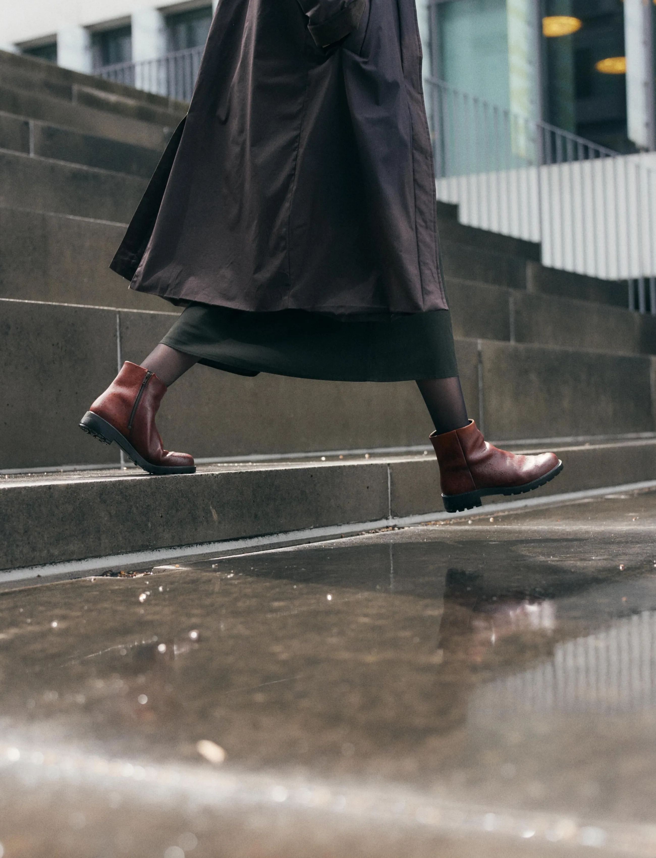 ECCO - METROPOLE VIENNA W - flache stiefeletten - cognac - 0