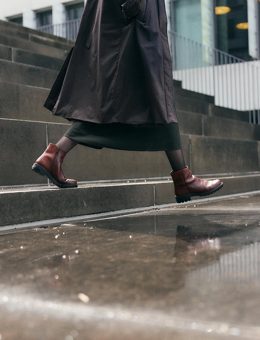 ECCO - METROPOLE VIENNA W - flache stiefeletten - cognac - 0