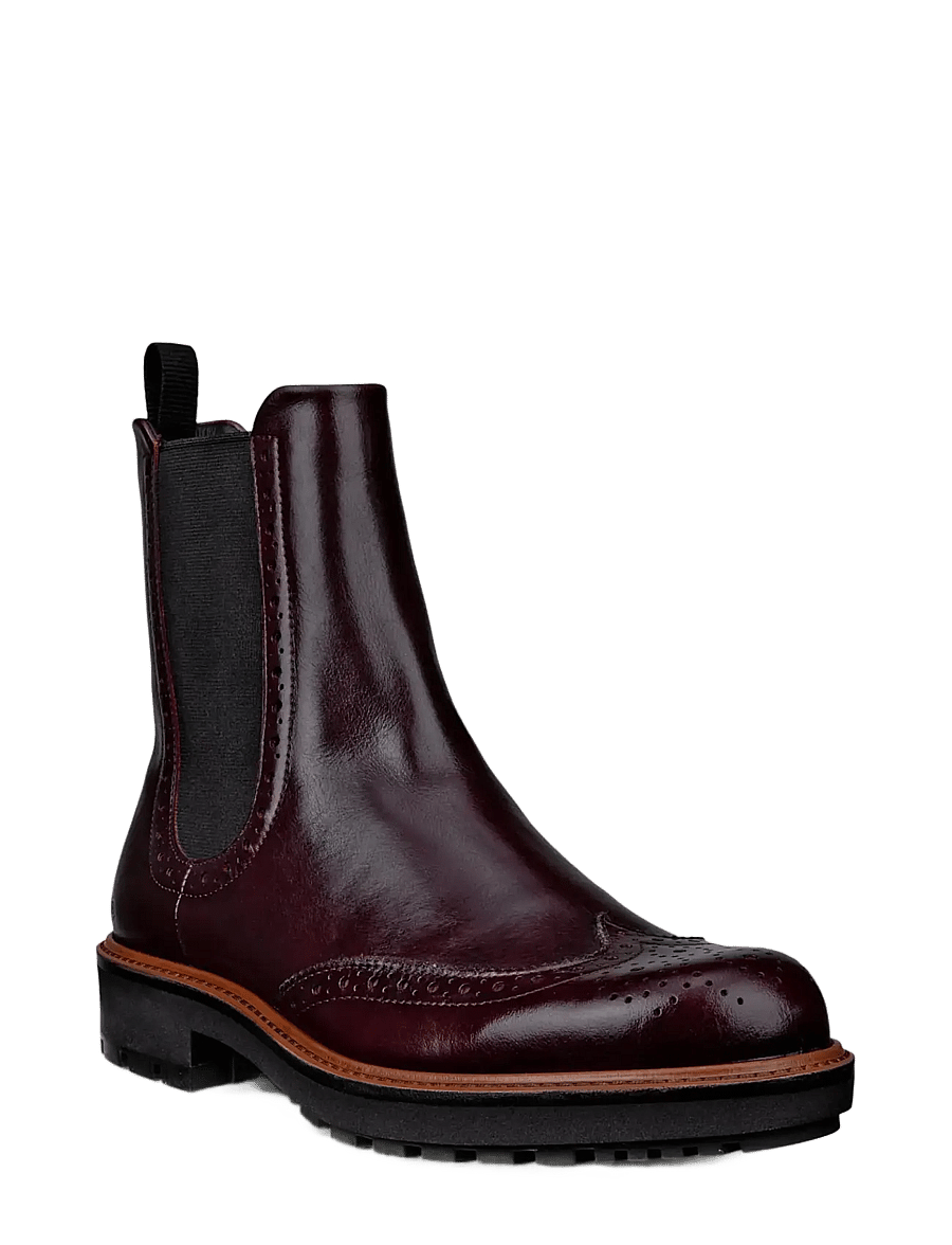 ECCO - METROPOLE OSLO W - chelsea boots - dark ruby - 0