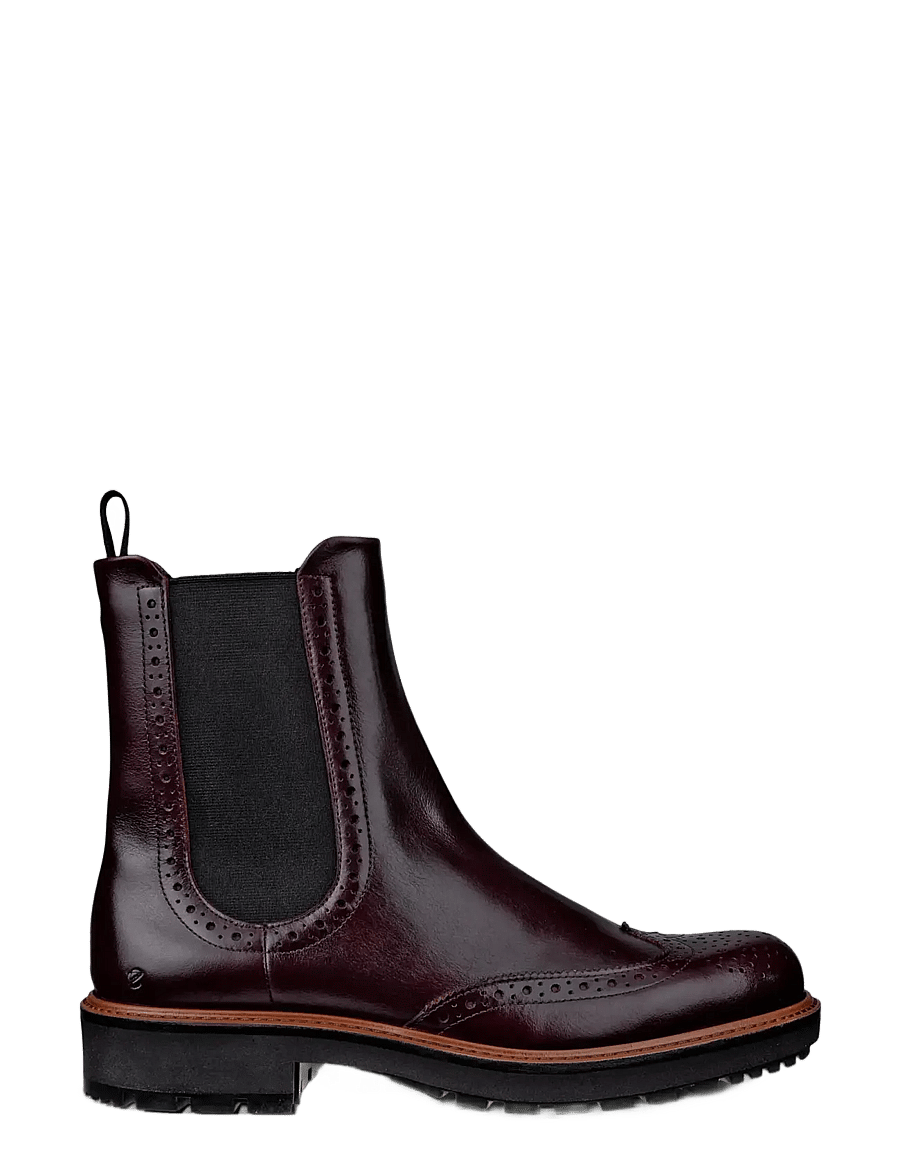 ECCO - METROPOLE OSLO W - chelsea boots - dark ruby - 1