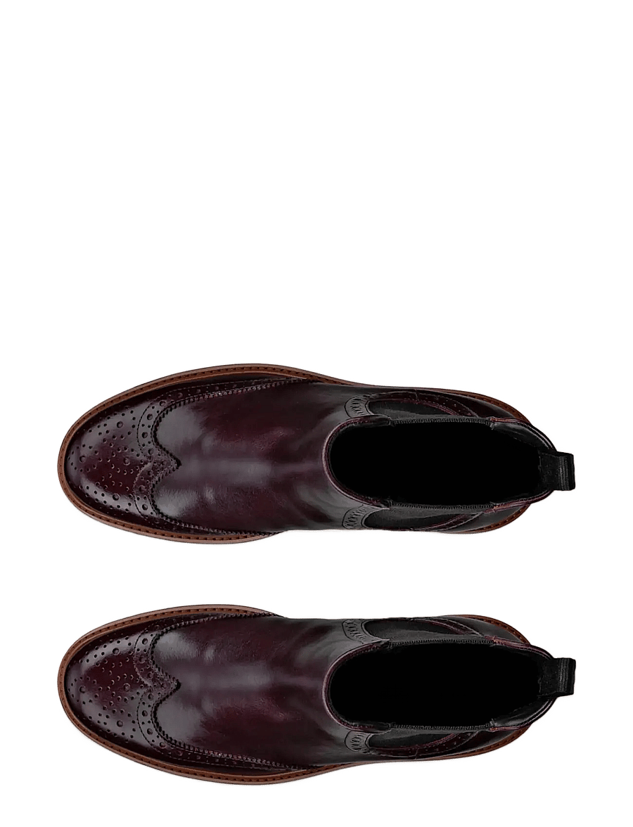 ECCO - METROPOLE OSLO W - chelsea boots - dark ruby - 4