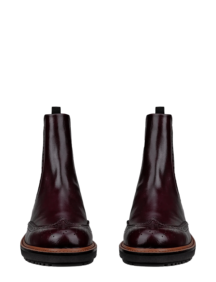 ECCO - METROPOLE OSLO W - chelsea boots - dark ruby - 5