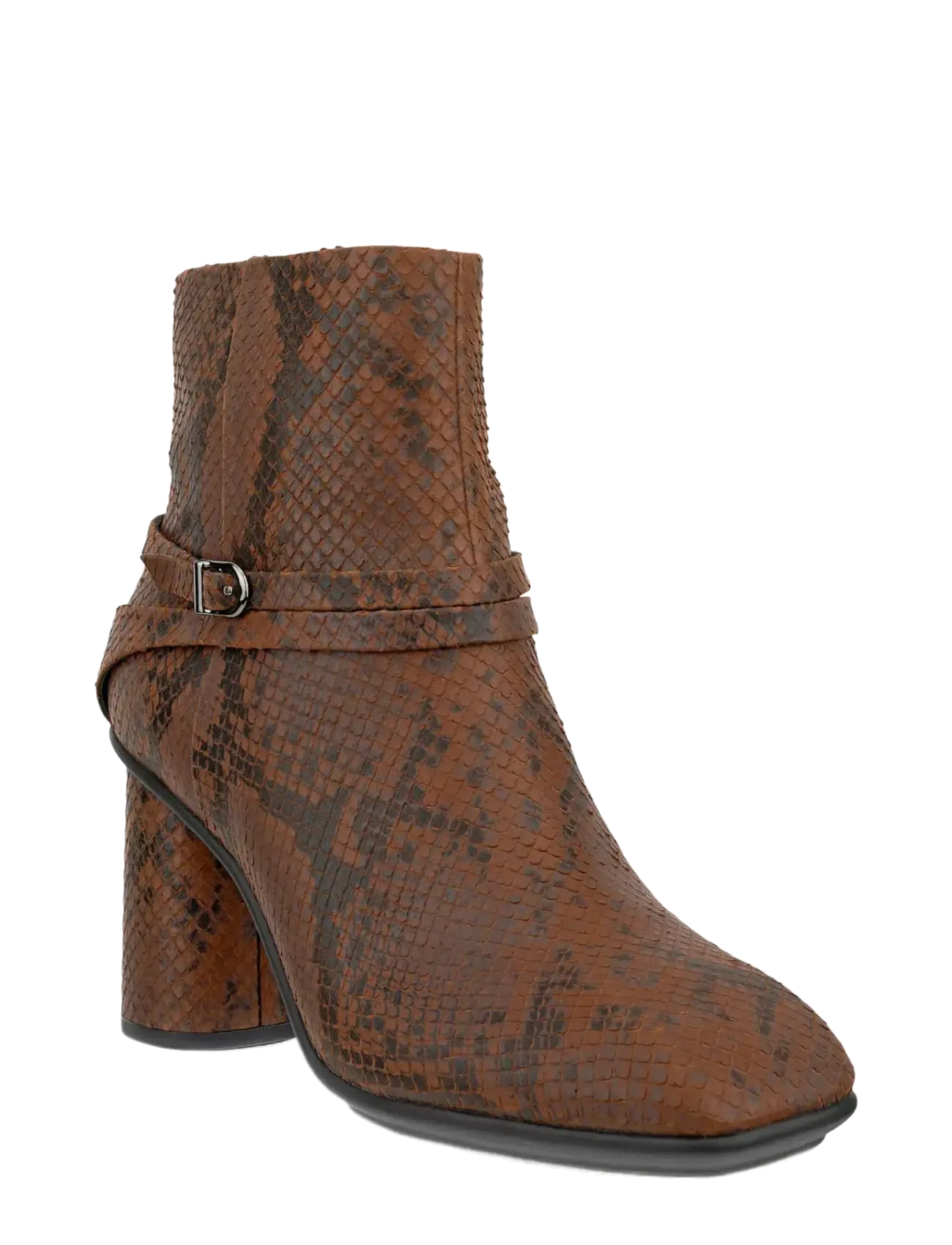 SCULPTED ALBA BLOCK 65 - MINK/BLACK/COFFEE