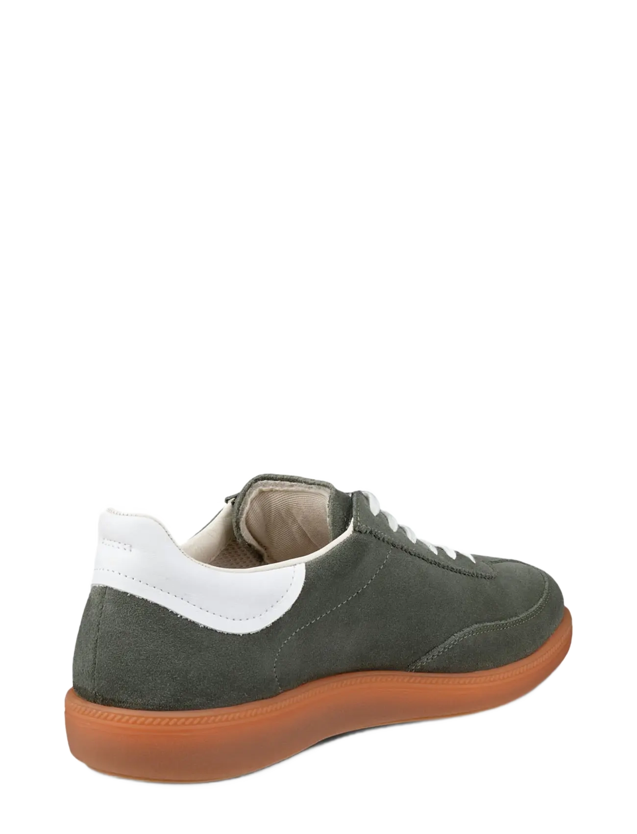 ECCO - SOFT 11 W - lágir strigaskór - smokey olive/bright white - 3