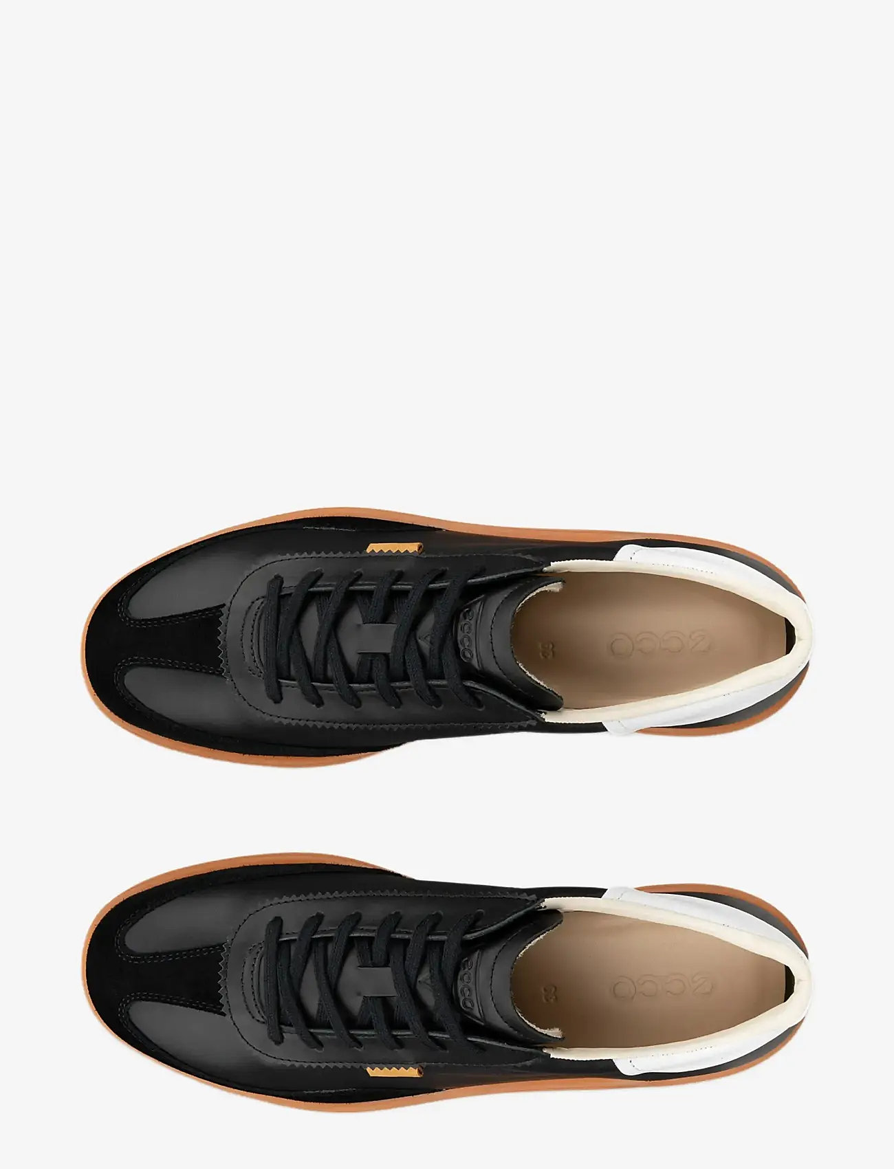 ECCO - SOFT 11 W - niedrige sneakers - black/black/bright white - 4