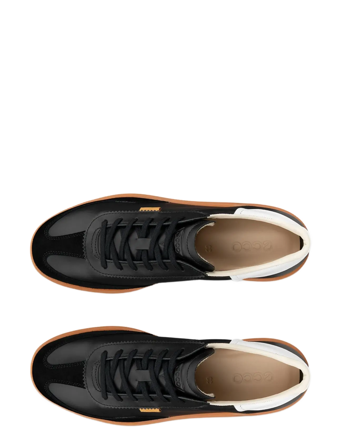 ECCO - SOFT 11 W - låga sneakers - black/black/bright white - 4