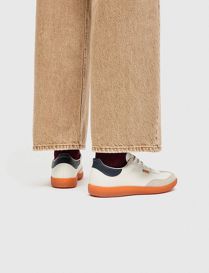 ECCO - SOFT 11 W - låga sneakers - gravel/white/marine - 0