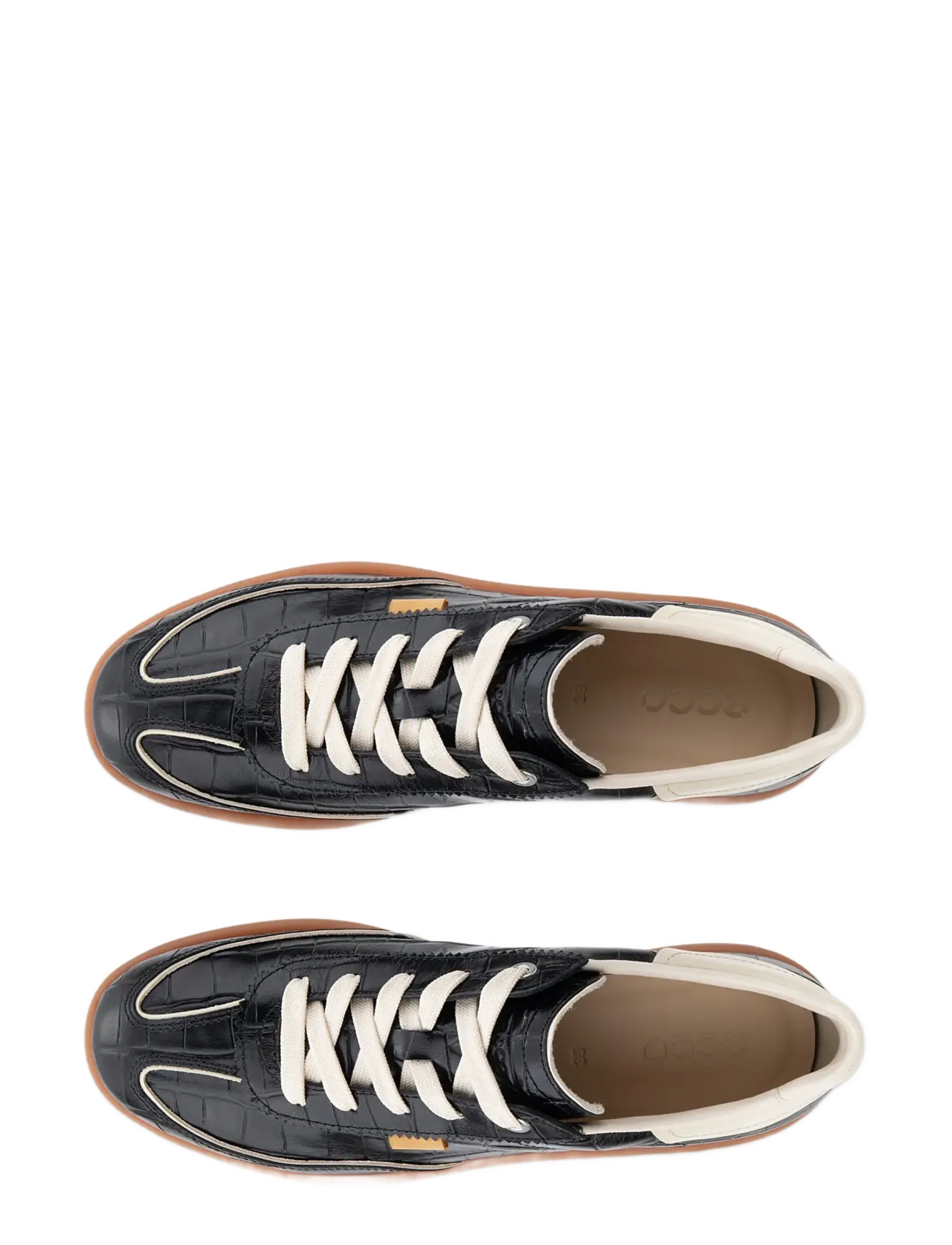 ECCO - SOFT 11 W - lave sneakers - black/limestone - 5