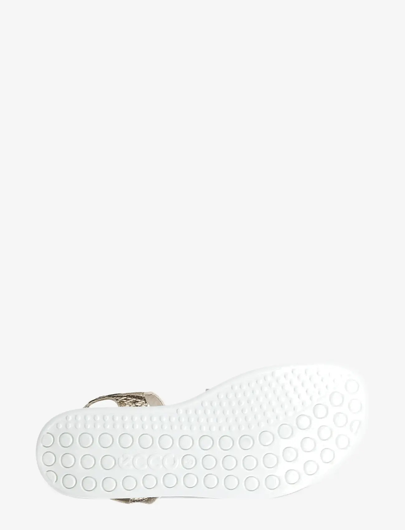 ECCO - SOFT SANDAL W - flache sandalen - python/pure cashmere metallic - 4