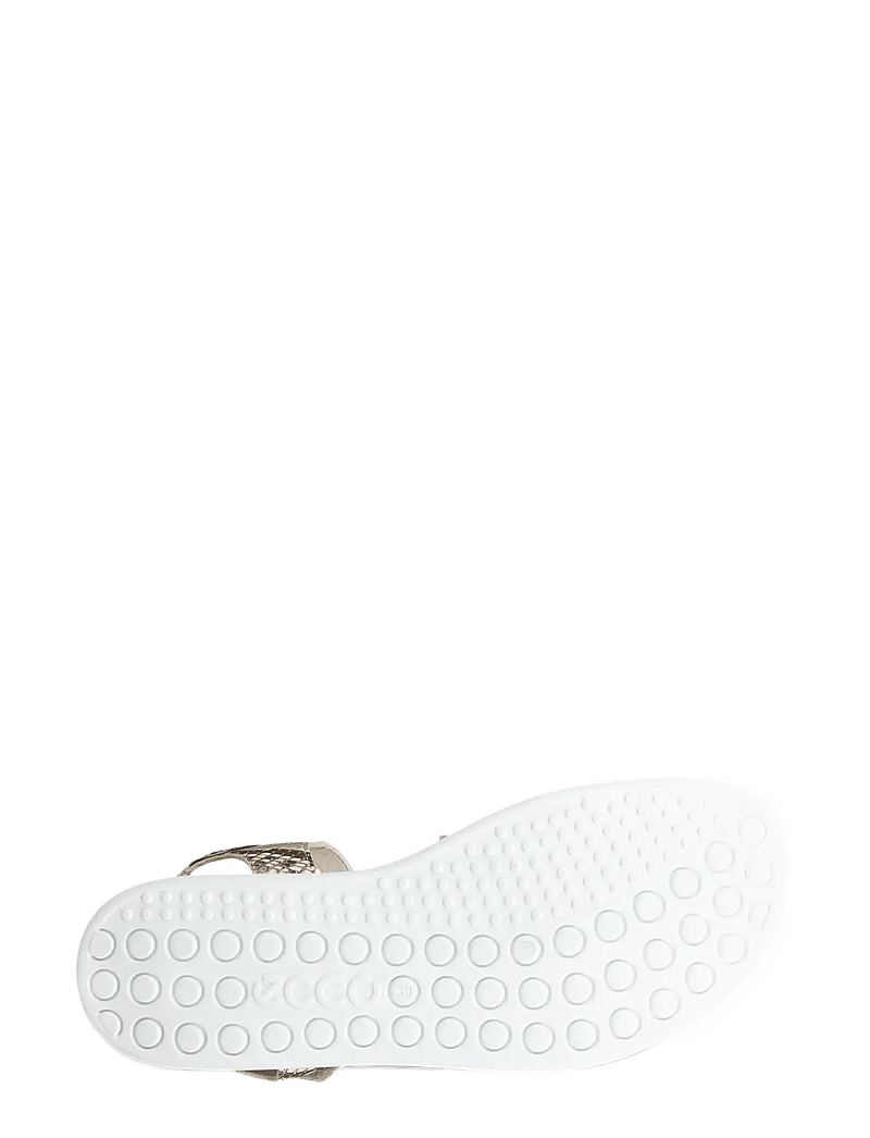 ECCO - SOFT SANDAL W - flache sandalen - python/pure cashmere metallic - 4