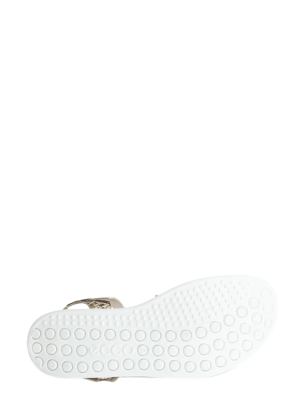 ECCO - SOFT SANDAL W - kontsata sandaalid - python/pure cashmere metallic - 4