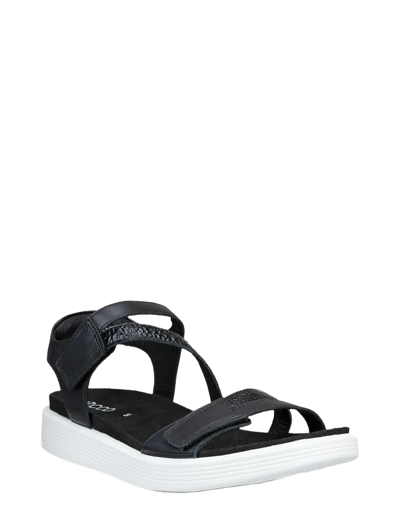 ECCO SOFT SANDAL W - Modetrends - BLACK/BLACK / black