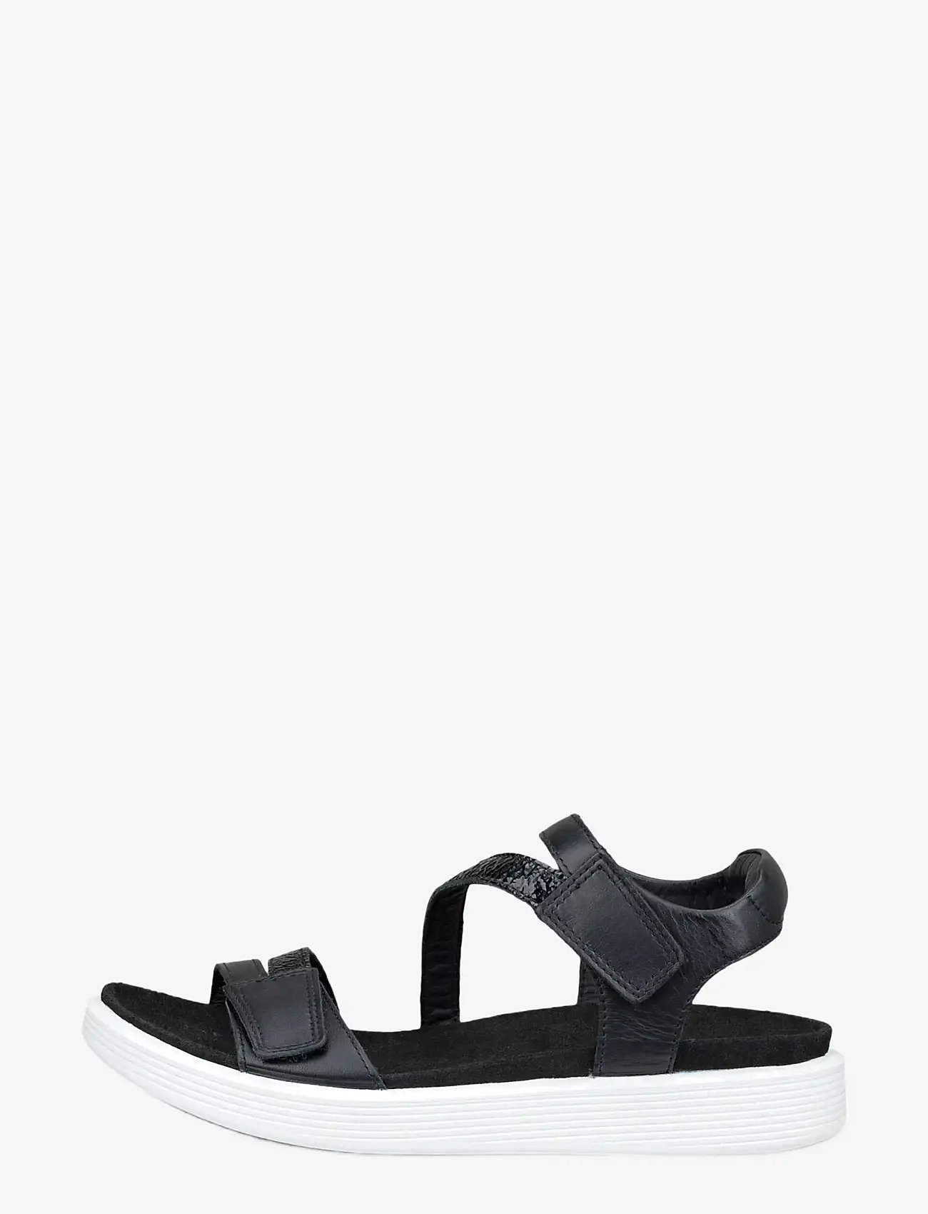ECCO - SOFT SANDAL W - flade sandaler - black/black - 2