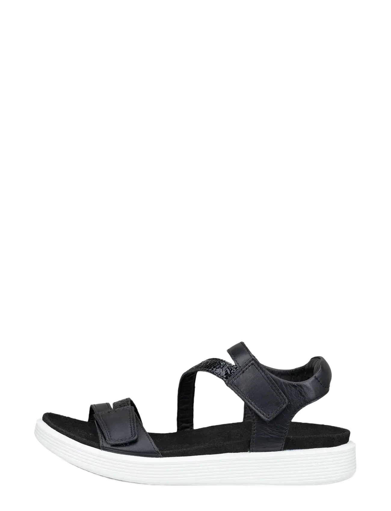 ECCO - SOFT SANDAL W - flat sandals - black/black - 2