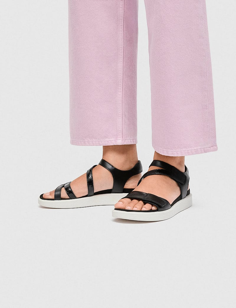 ECCO - SOFT SANDAL W - flache sandalen - black/black - 0