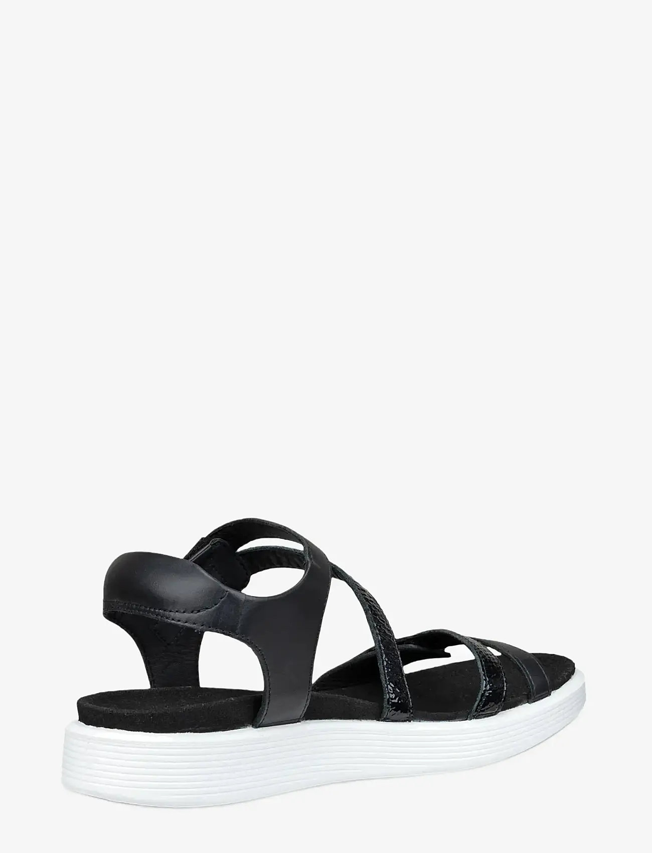 ECCO - SOFT SANDAL W - flade sandaler - black/black - 3