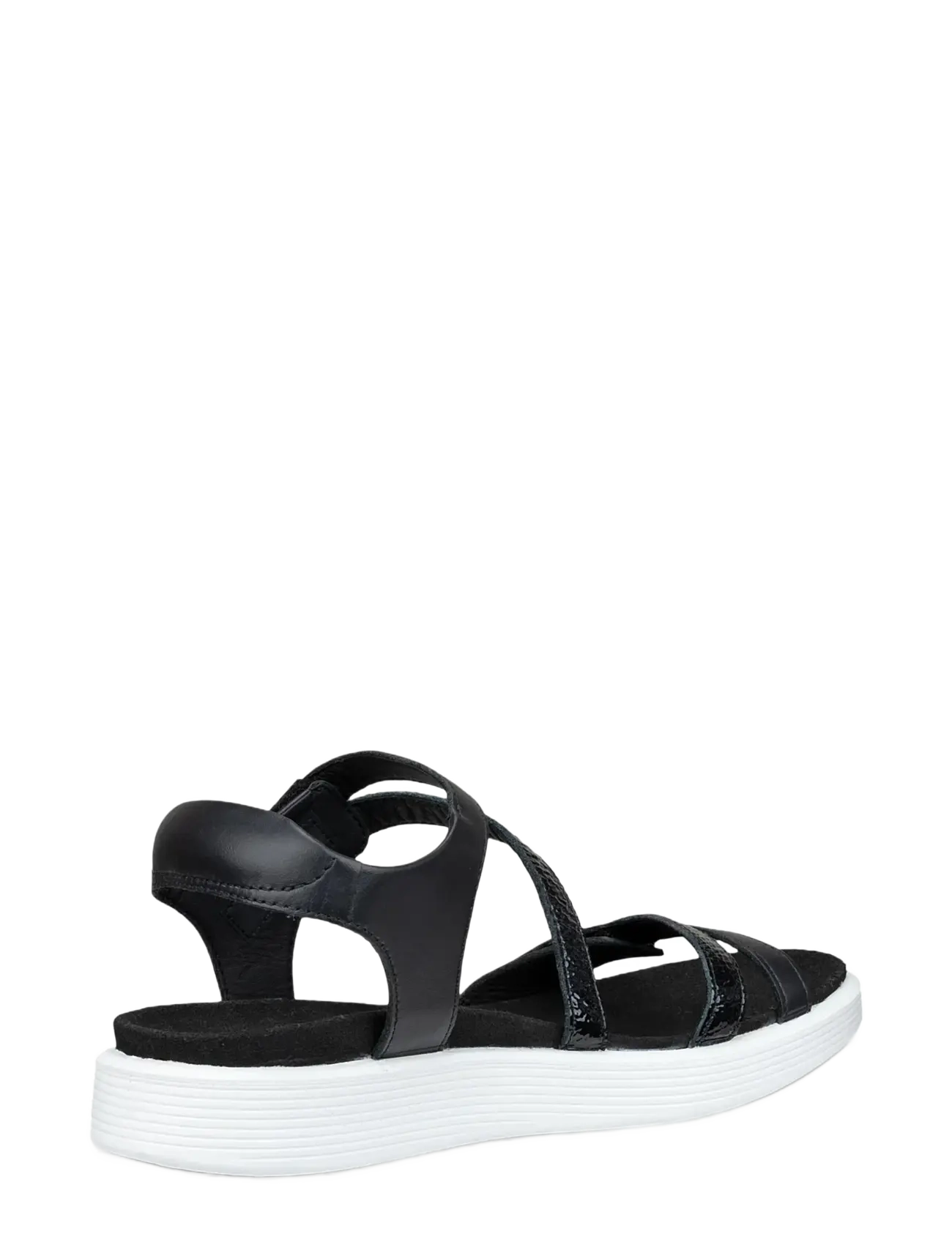 ECCO - SOFT SANDAL W - flat sandals - black/black - 3