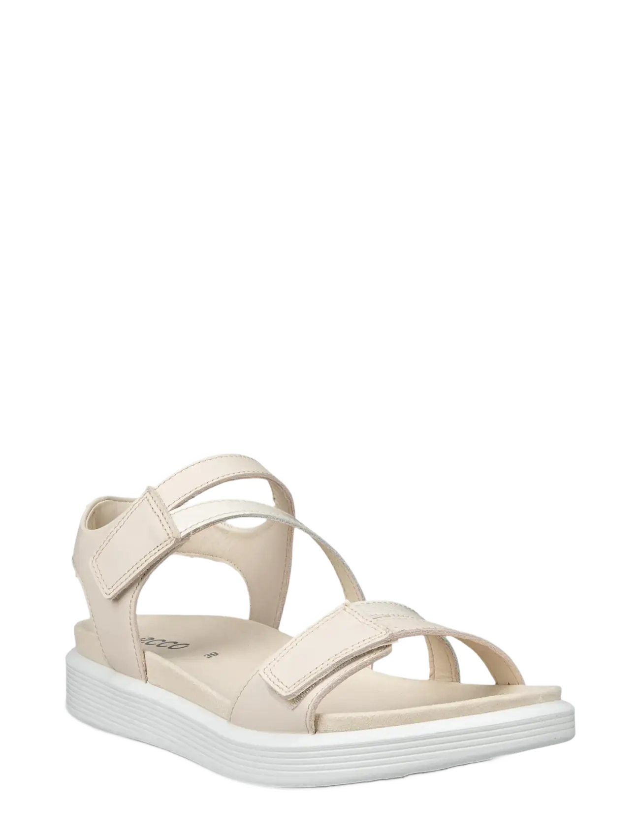 ECCO Soft Sandale W Cream - 37 - Damen