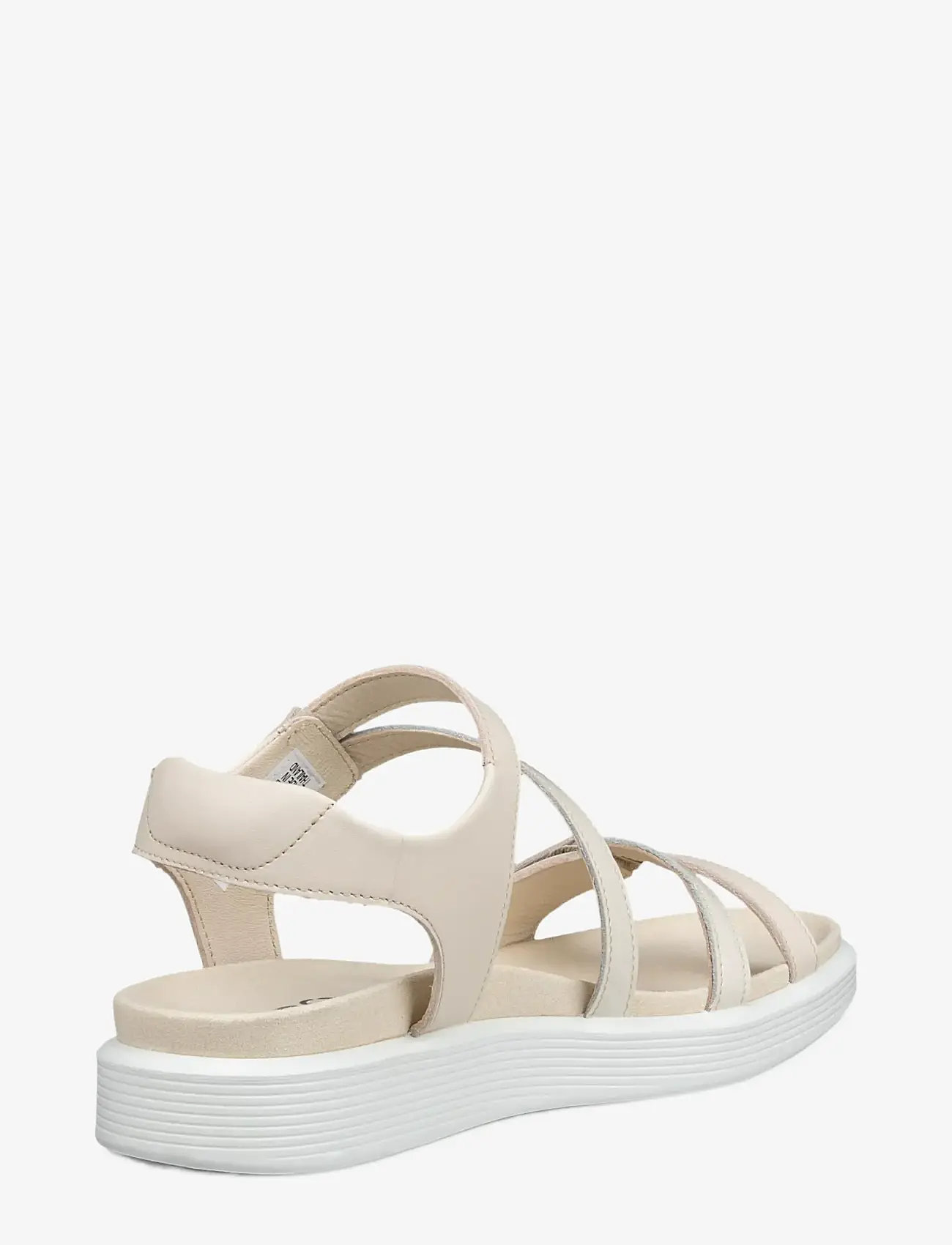 ECCO - SOFT SANDAL W - platta sandaler - limestone/limestone - 3