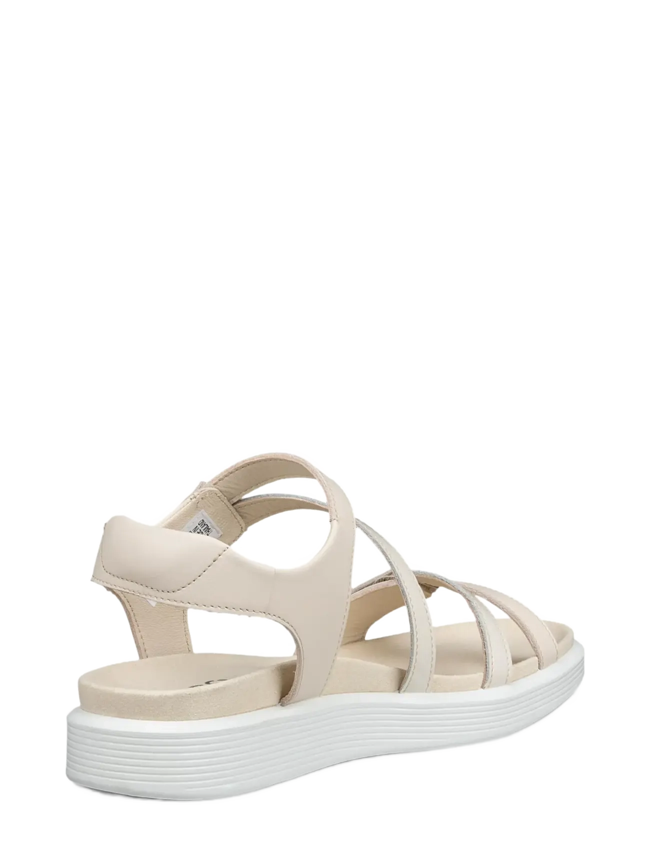 ECCO - SOFT SANDAL W - flat sandals - limestone/limestone - 3