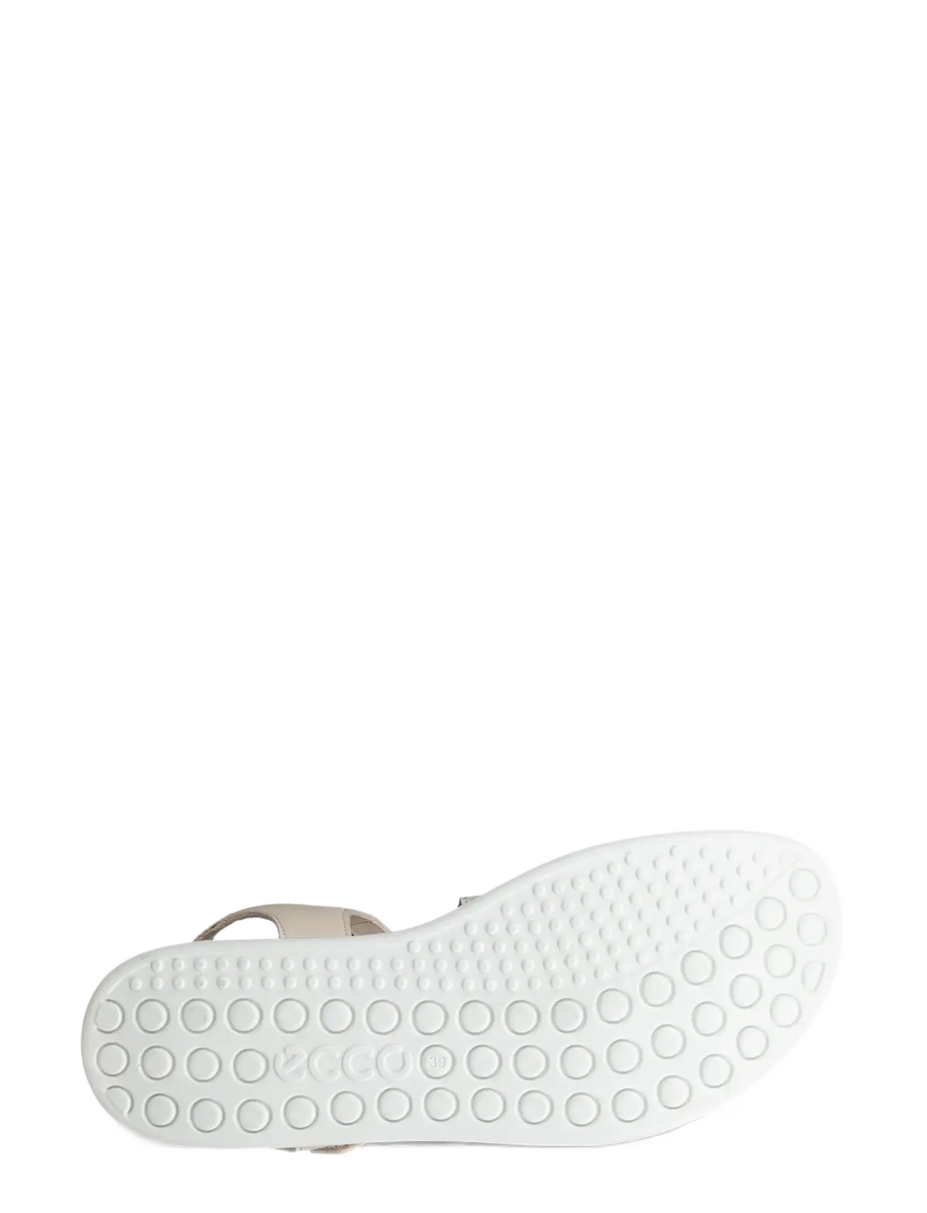 ECCO - SOFT SANDAL W - flat sandals - limestone/limestone - 4