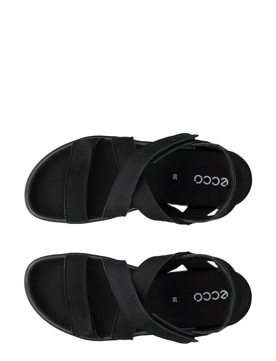 ECCO - SOFT SANDAL W - plateau-sandalen - black - 5