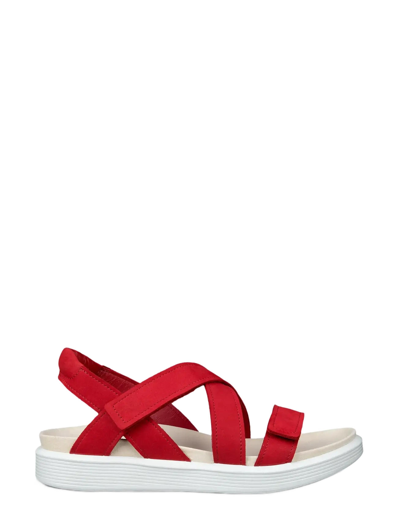 ECCO - SOFT SANDAL W - plateau-sandalen - chili red - 1