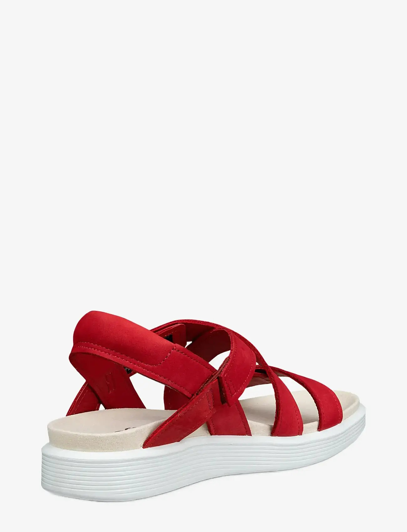 ECCO - SOFT SANDAL W - platvorm sandaalid - chili red - 2