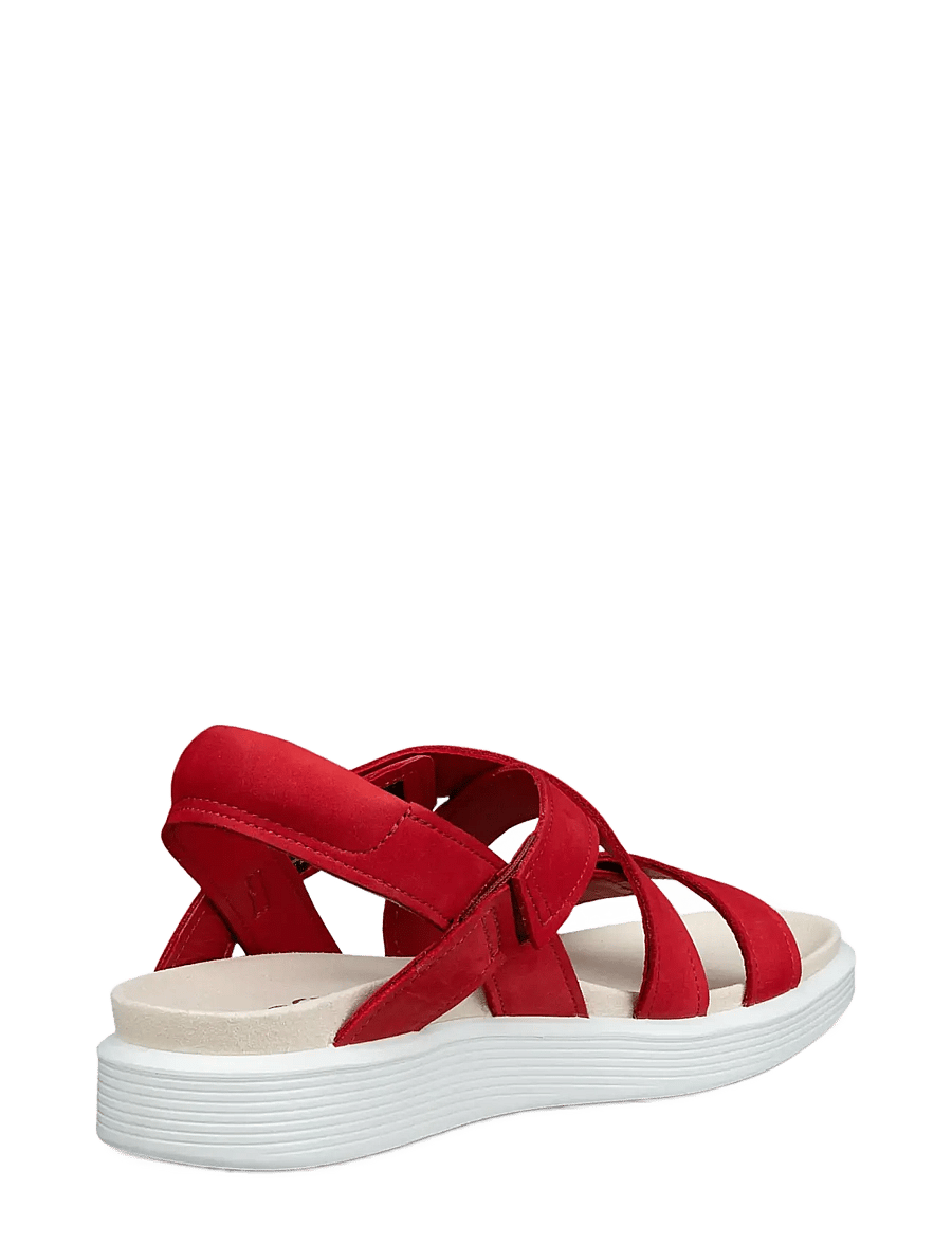 ECCO - SOFT SANDAL W - plateau-sandalen - chili red - 2