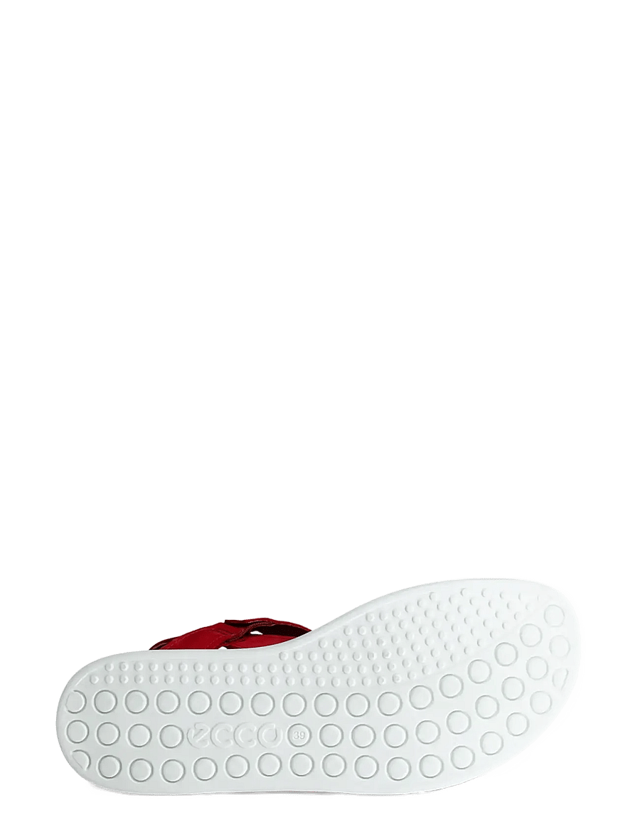 ECCO - SOFT SANDAL W - plateau-sandalen - chili red - 3