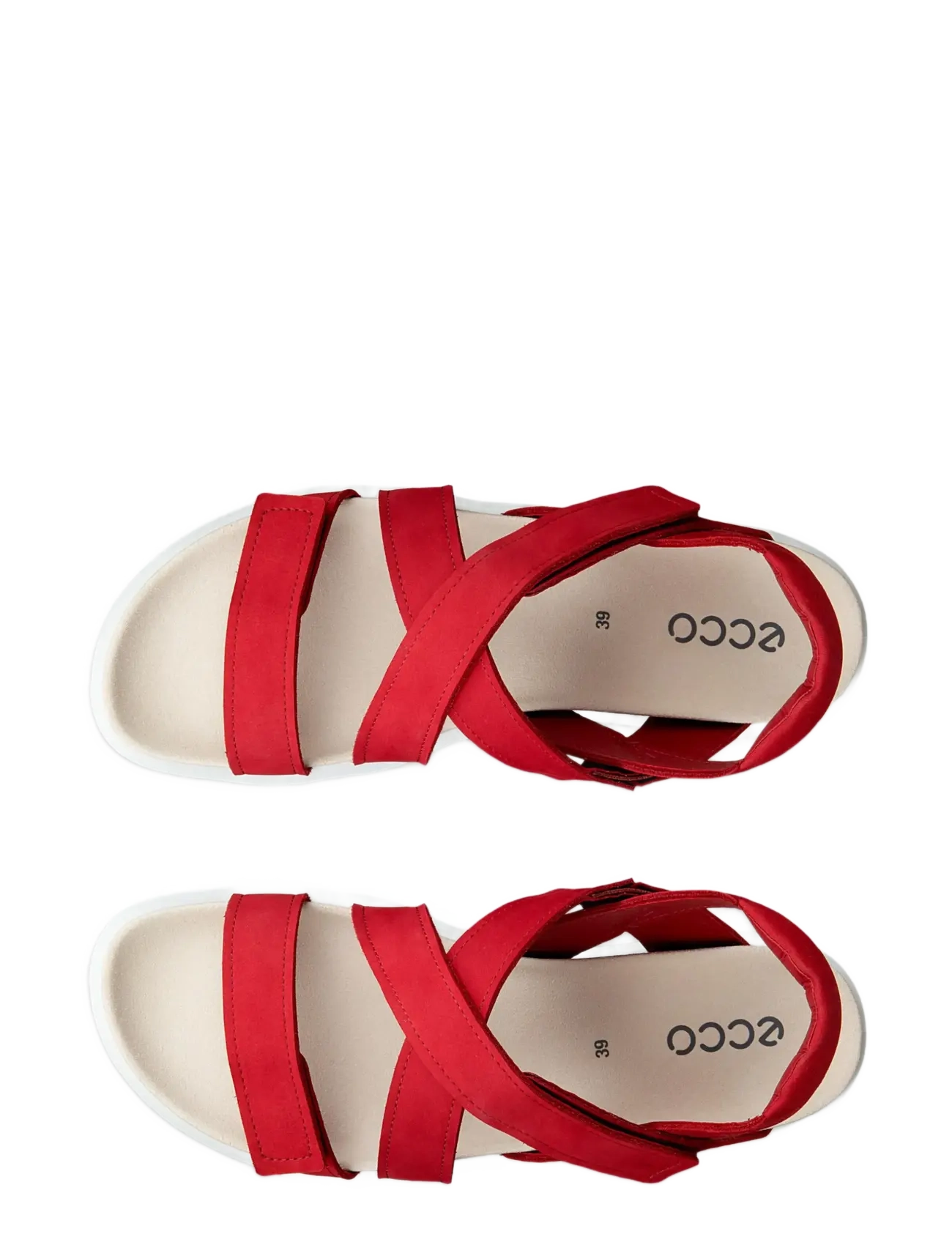 ECCO - SOFT SANDAL W - plateau-sandalen - chili red - 4