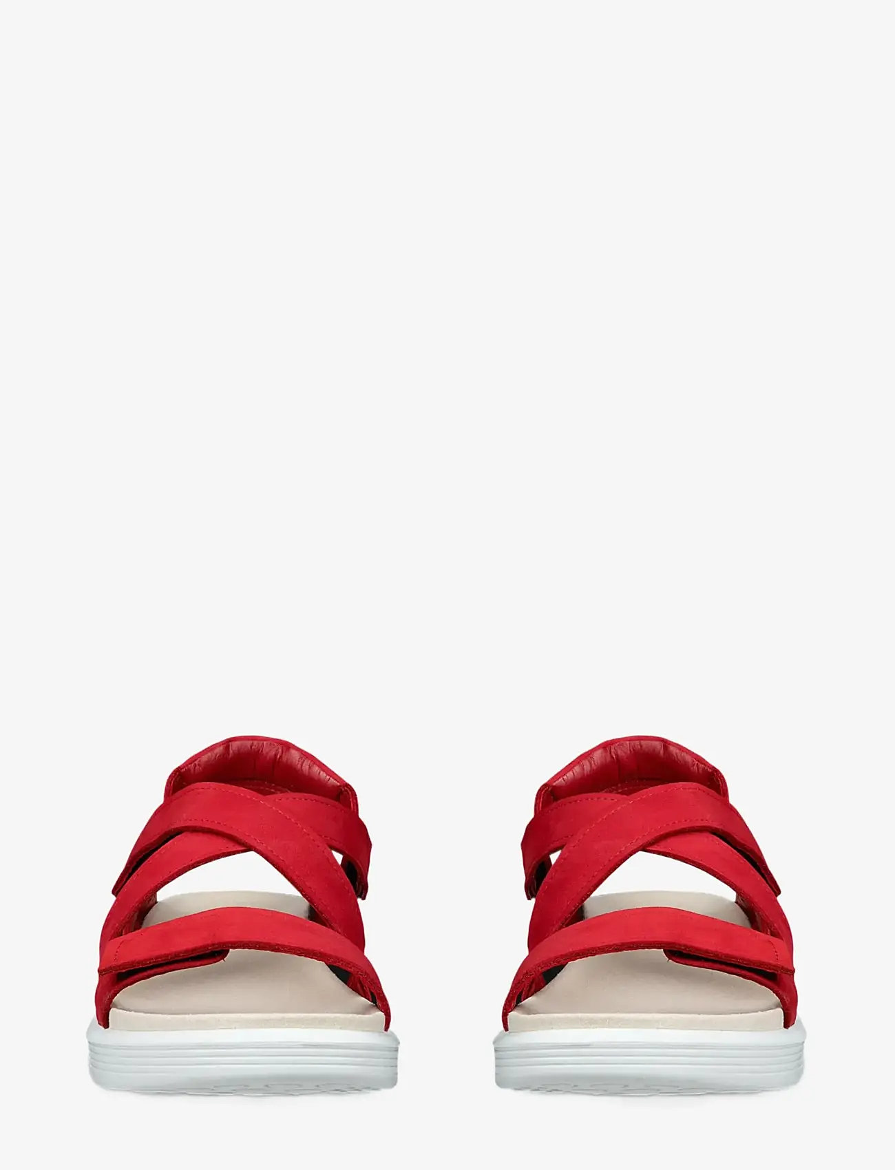 ECCO - SOFT SANDAL W - platvorm sandaalid - chili red - 5