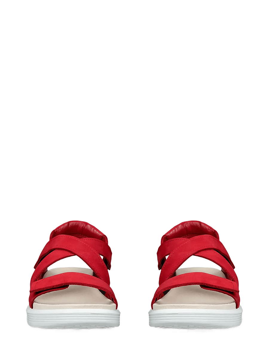 ECCO - SOFT SANDAL W - plateau-sandalen - chili red - 5