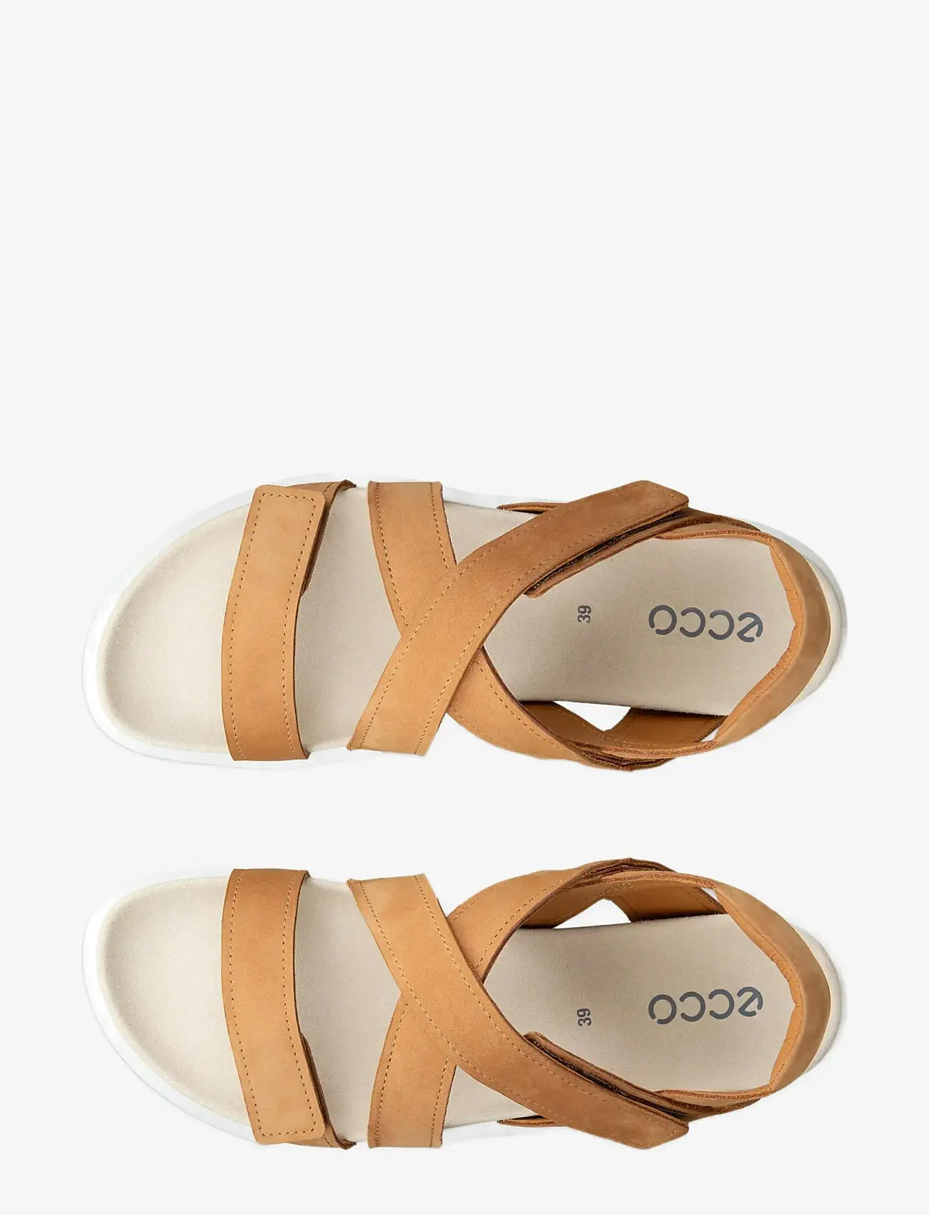 ECCO - SOFT SANDAL W - plateau-sandalen - lion - 5