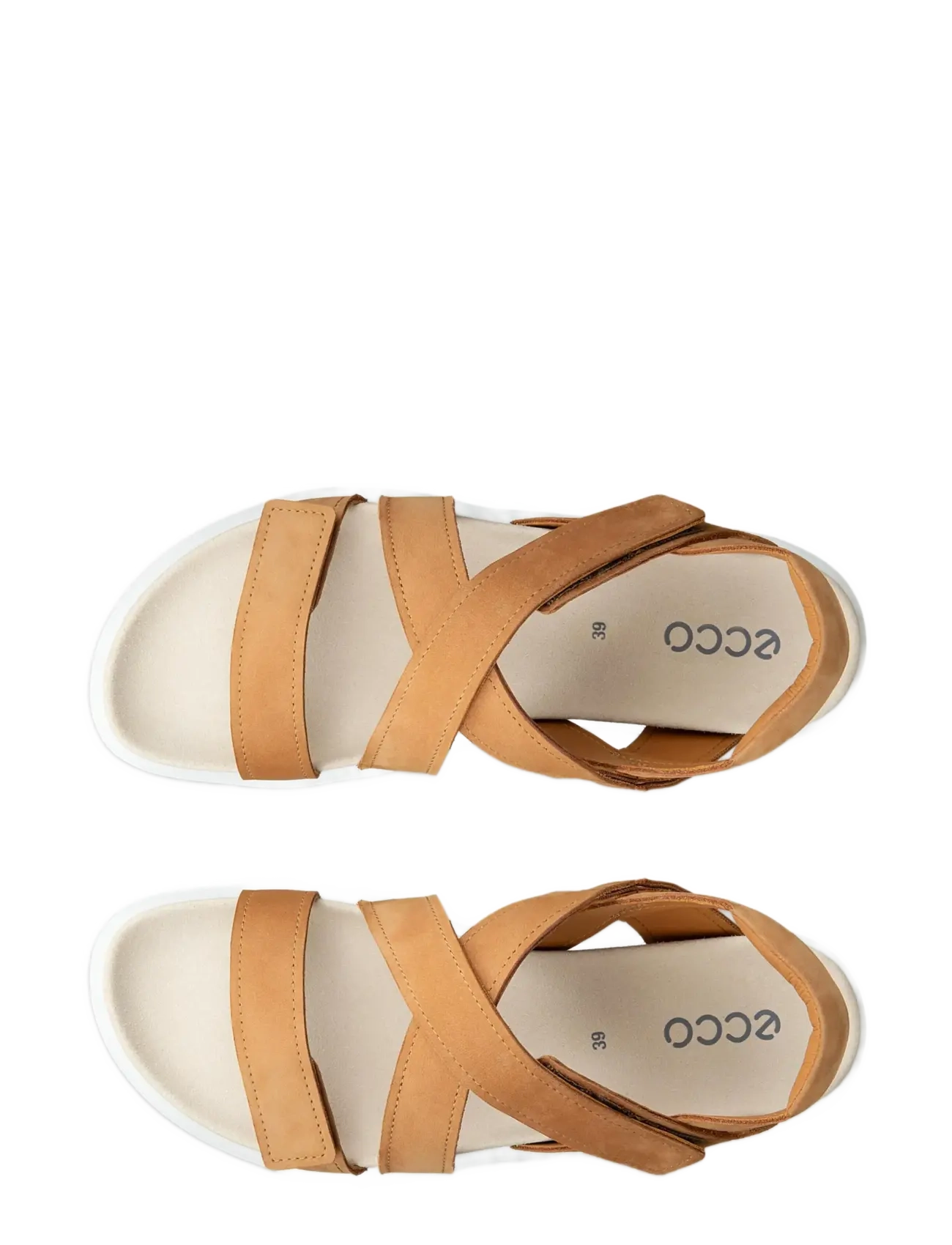 ECCO - SOFT SANDAL W - plateau-sandalen - lion - 5