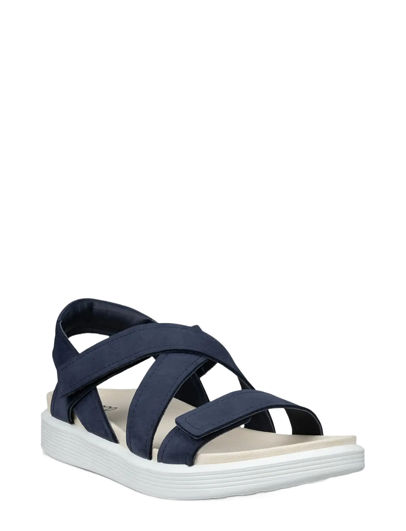 ECCO Soft Sandal W, 36, Navy, Sandals > Platform Sandals, Dame