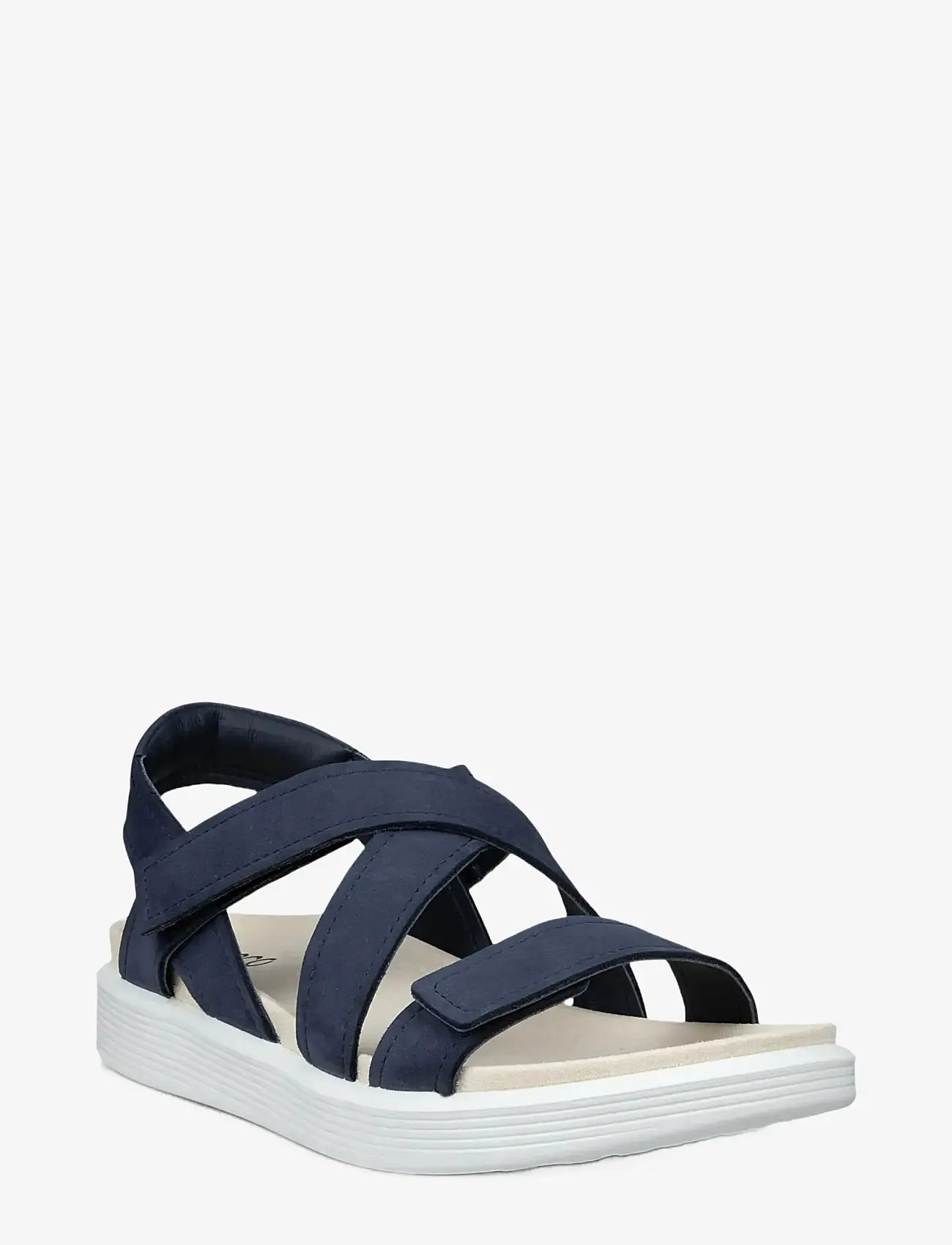 ECCO - SOFT SANDAL W - platform sandals - marine - 1