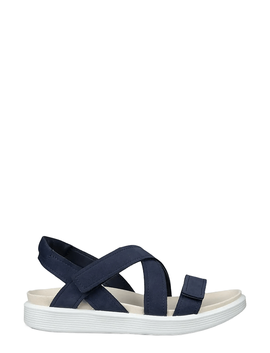 ECCO - SOFT SANDAL W - platåsandaler - marine - 2