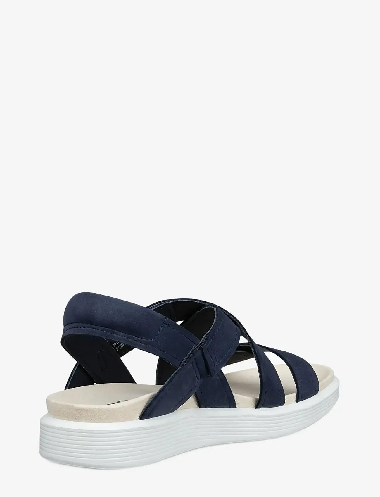 ECCO - SOFT SANDAL W - platform sandals - marine - 3