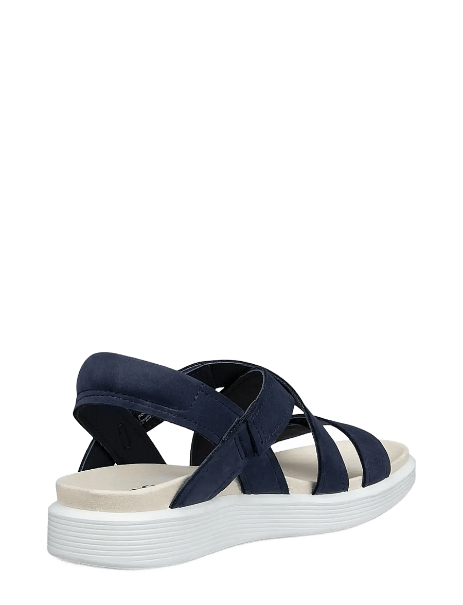 ECCO - SOFT SANDAL W - platåsandaler - marine - 3