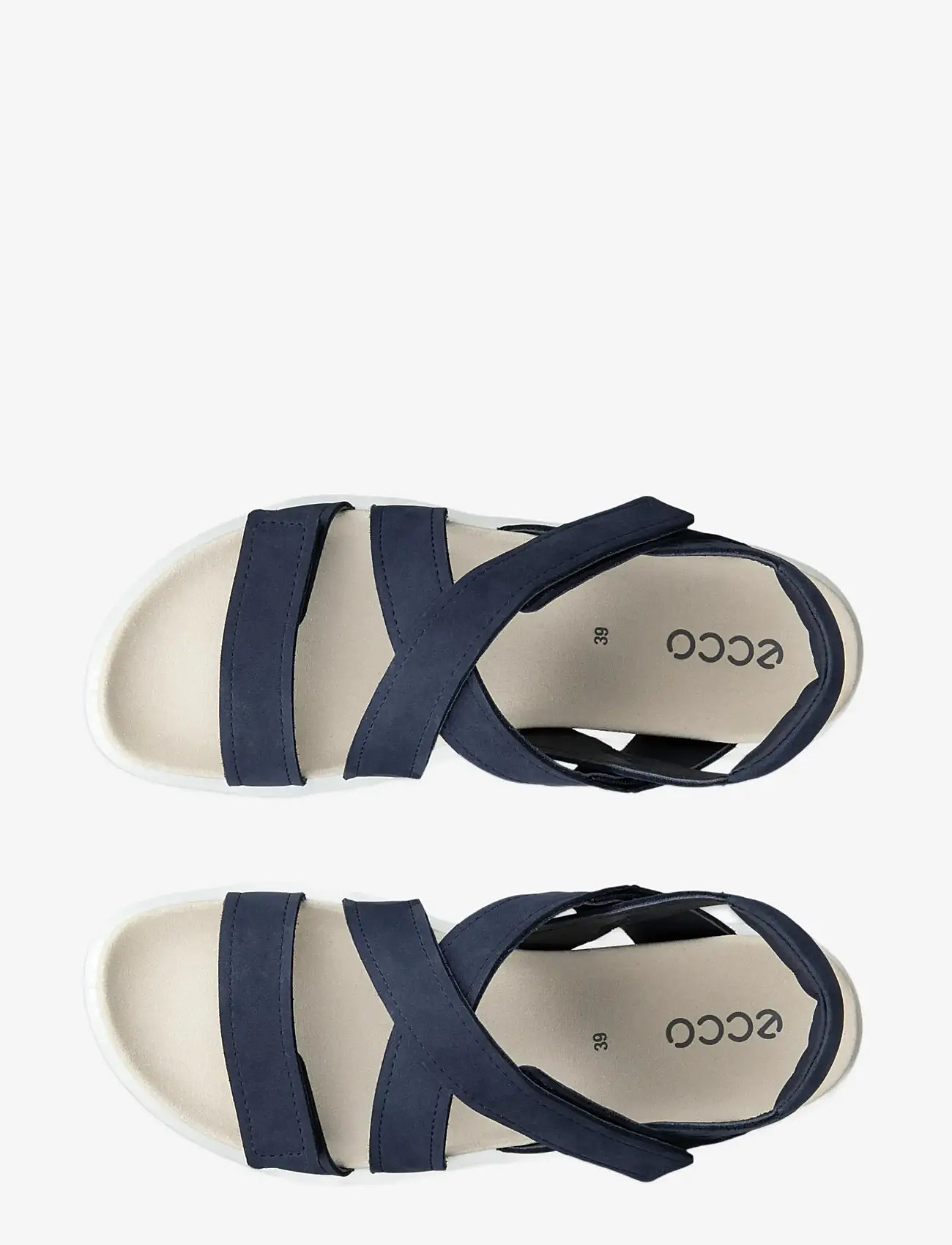 ECCO - SOFT SANDAL W - platform sandals - marine - 5