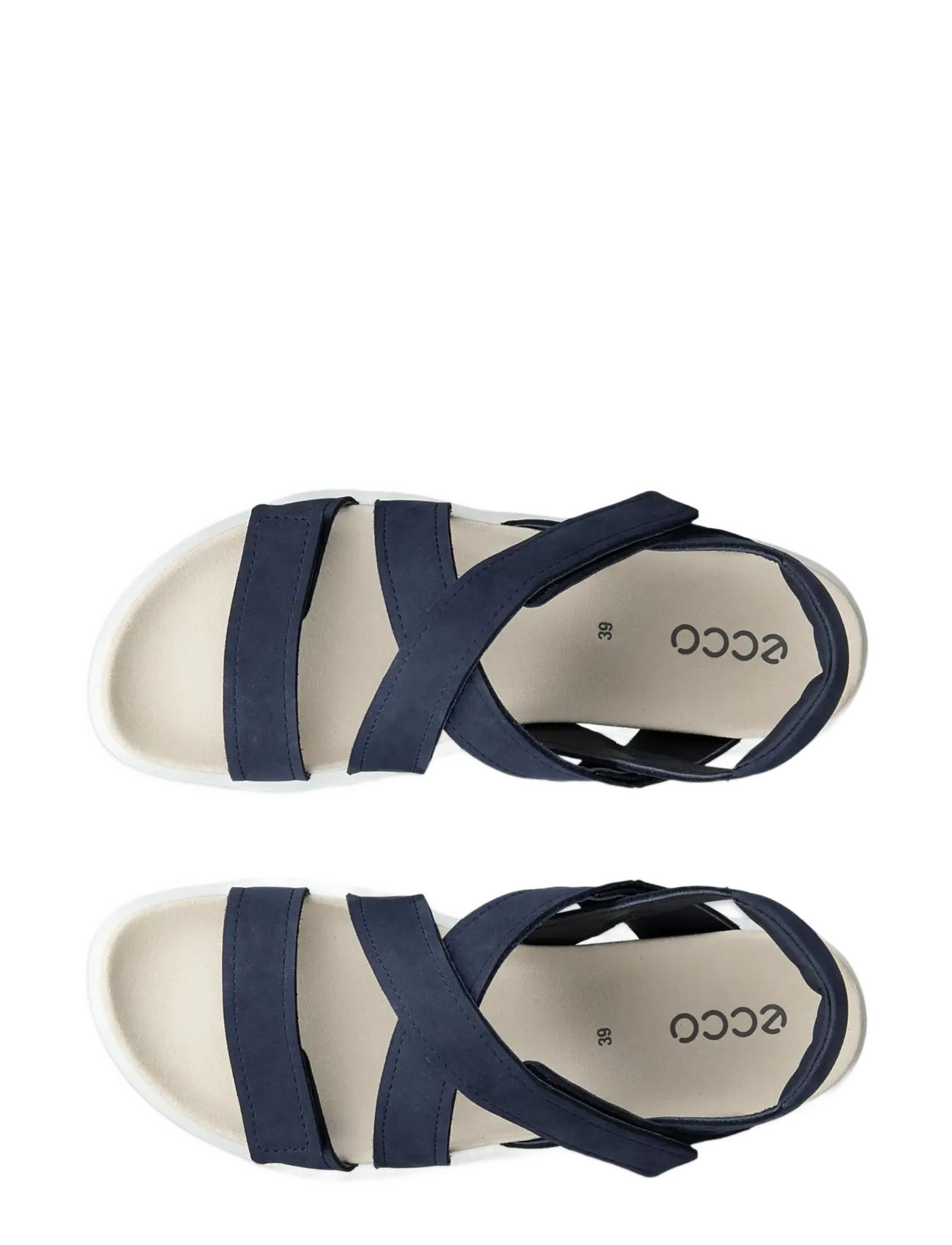 ECCO - SOFT SANDAL W - plateau-sandalen - marine - 5