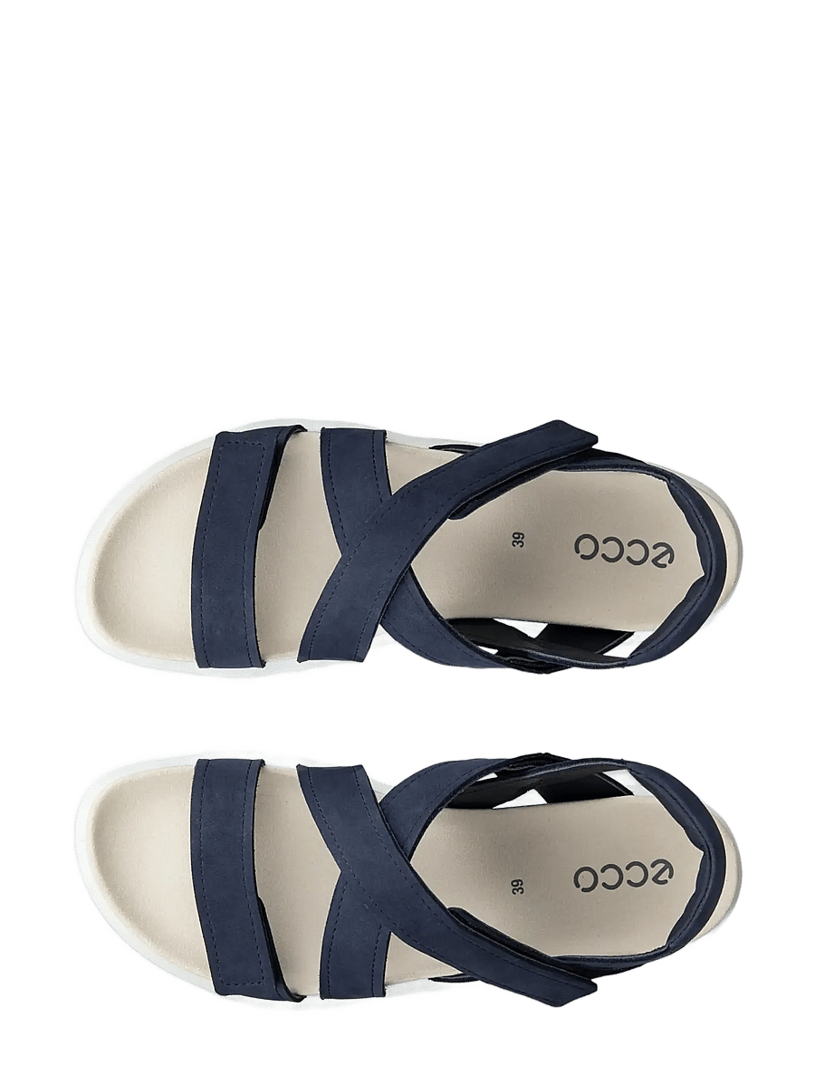 ECCO - SOFT SANDAL W - platåsandaler - marine - 5