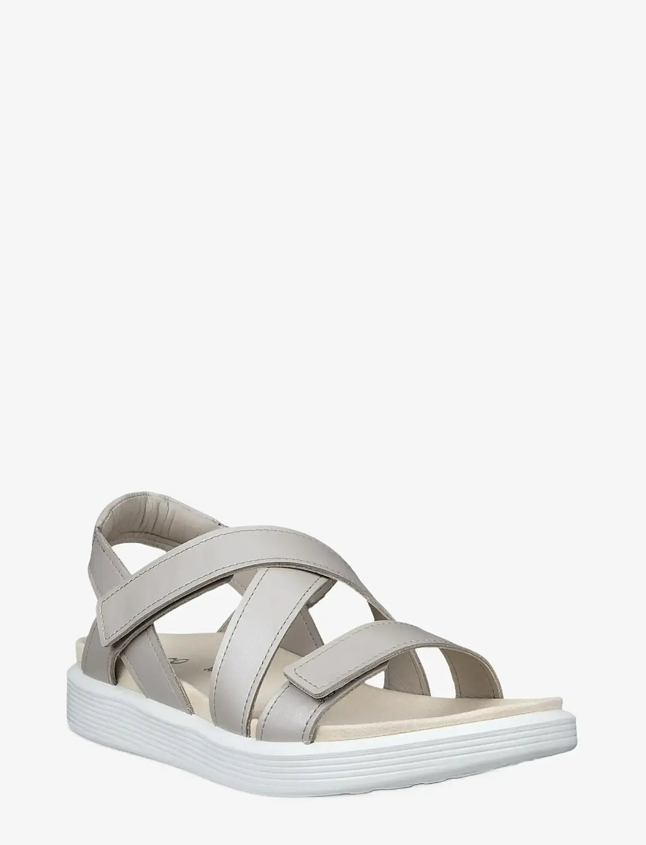 ECCO - SOFT SANDAL W - platåsandaler - pure cashmere metallic - 1