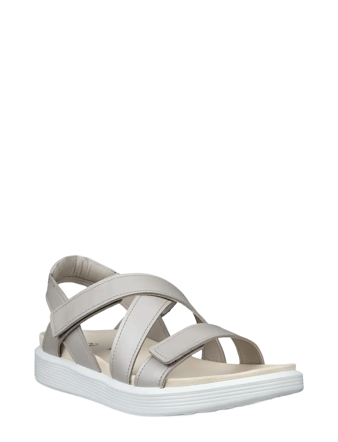 ECCO SOFT SANDAL W - Sandaalid - PURE CASHMERE METALLIC / silver