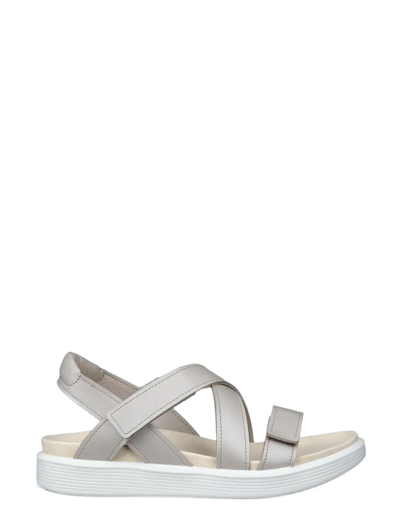 ECCO - SOFT SANDAL W - plateau-sandalen - pure cashmere metallic - 2