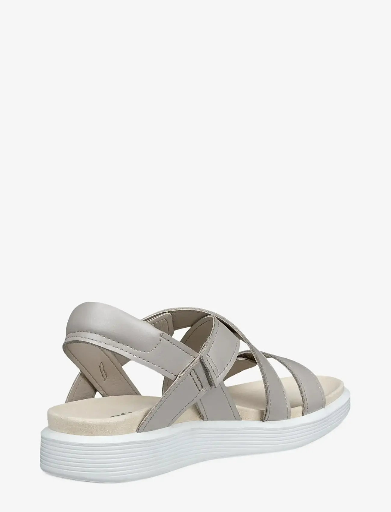 ECCO - SOFT SANDAL W - platåsandaler - pure cashmere metallic - 3