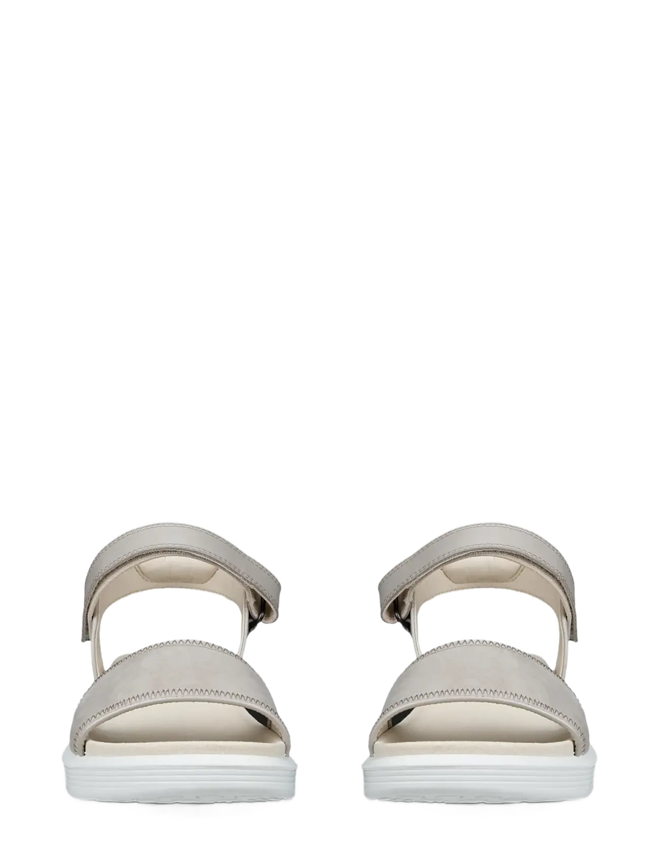 ECCO - SOFT SANDAL W - flade sandaler - pure cashmere metallic/limestone - 5