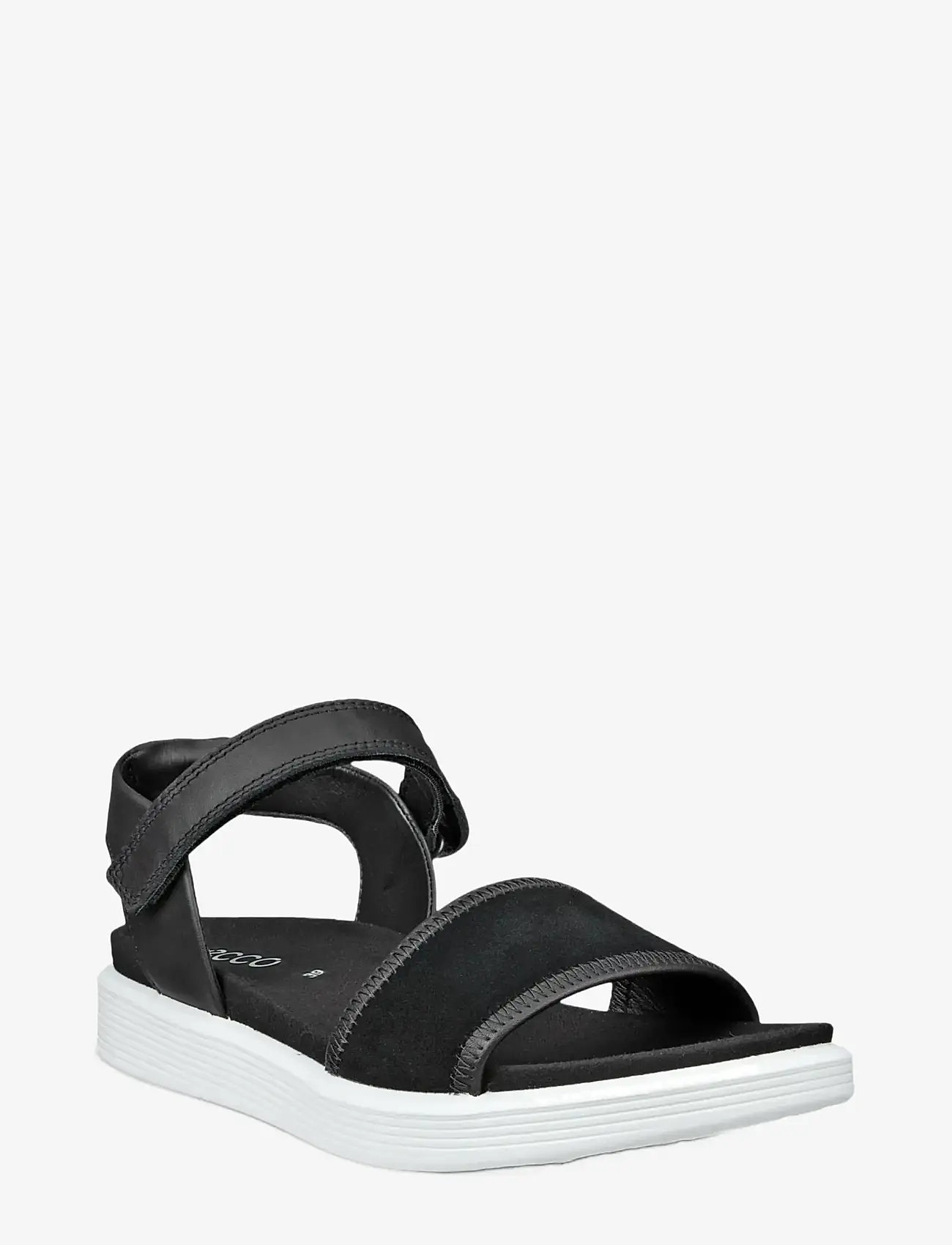 ECCO - SOFT SANDAL W - flache sandalen - black/black - 1